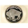 Image 2 : 1 TROY OZ .999 FINE SILVER PROOF ROUND 2003