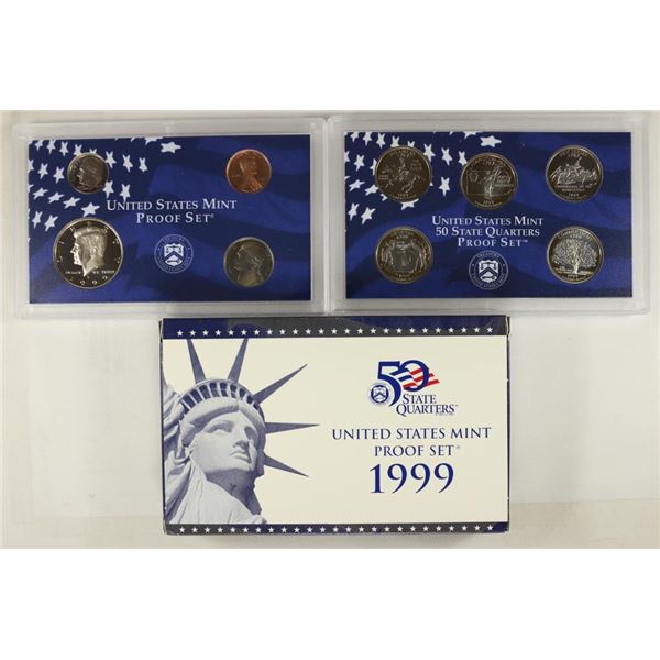 1999 US PROOF SET (WITH BOX)