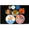 Image 1 : 8 ASSORTED WORLD'S FAIR BUTTONS 1''- 3 1/2'' FROM