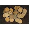 Image 1 : ROLL OF 50-1907 INDIAN HEAD CENTS GOODS-VF'S