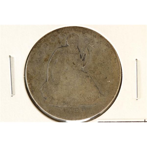 1859-O SEATED LIBERTY HALF DOLLAR