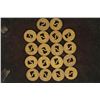 Image 1 : 18 BRASS TRANSIT TOKENS FROM COLORADO SPRINGS