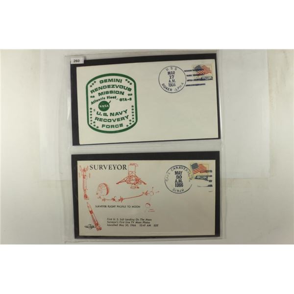 4 ASSORTED 1966 SPACE RELATED 1ST DAY COVERS