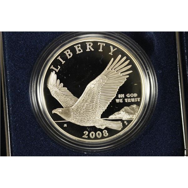 2008 BALD EAGLE COMMEMORATIVE PROOF SILVER DOLLAR