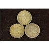 Image 1 : 3-NEDERLANDS SILVER COINS 1941, 42 & 1954 1/4