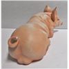 Image 2 : Pig Statuette - Ceramic, 6" height, >12" Length