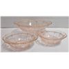 Image 2 : Pink Bowls - One Large, Seven Small