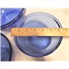 Image 3 : Three Blue Anchor Mixing Bowls