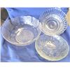 Image 1 : Three Decorative Glass Bowls