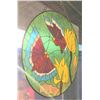Image 1 : Stained Glass Window Decor, 24" Diameter