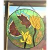 Image 2 : Stained Glass Window Decor, 24" Diameter