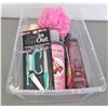 Image 1 : Bin of New Bath Items