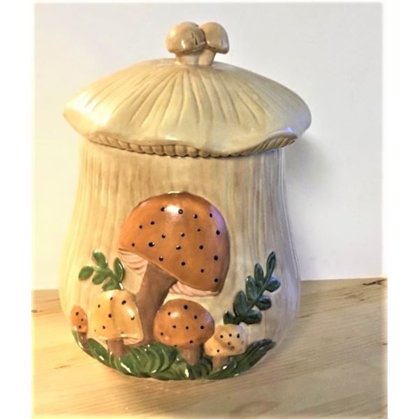 Mushroom Inspired Cookie Jar