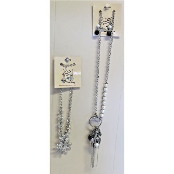 TWO Jewlery Sets (Earrings and Necklace)   ALL PROCEEDS DONATED TO LAKELAND HUMANE SOCIETY.