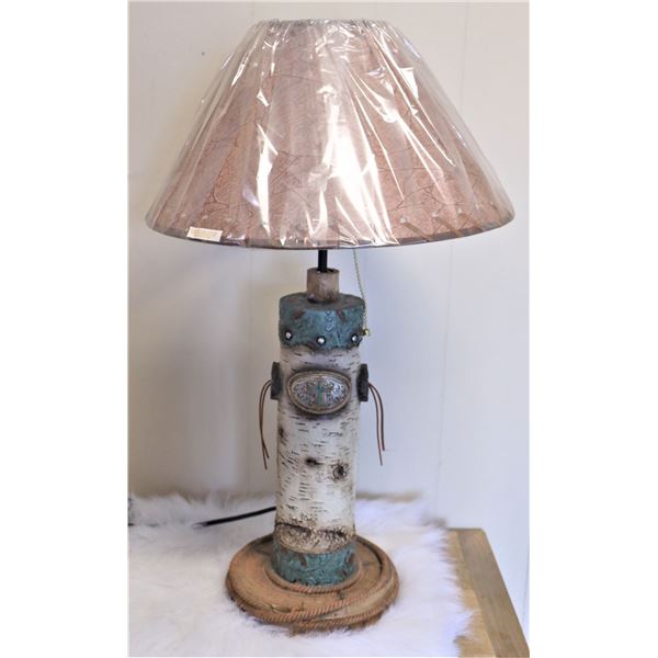 Lamp - Birch/Western   ALL PROCEEDS DONATED TO LAKELAND HUMANE SOCIETY.