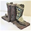 Image 2 : Boot Book Ends  - PROCEEDS TO LAKELAND HUMANE SOCIETY