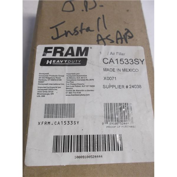 Fram Air Filter in Box