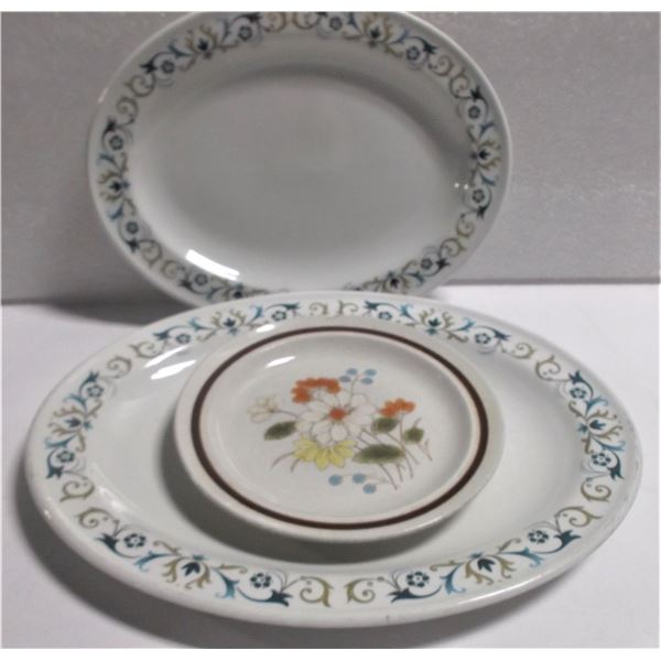 Four Seasons Plate - Early Summer Pattern/Two Ridgway Steelite Serving Plates