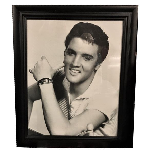 Framed Poster of Elvis Presley, Dimensions 20" x 24"