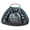 Image 1 : San Pietro Rome Blue Purse 17x20 Inches