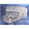 Image 3 : Lead Crystal Butter Dish