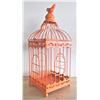 Image 2 : Orange Metal Bird Cage