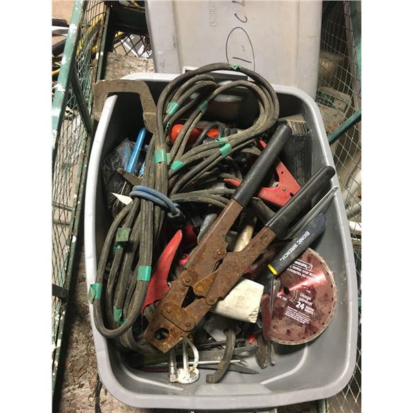 Bin of Tools as shown in photo