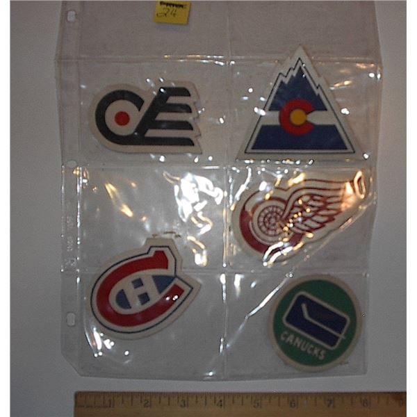 old hockey patches / crests