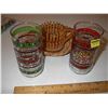 Image 2 : 3 coke collectibles 2 glasses and wood decorative cup made in Poland