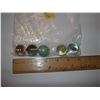 Image 1 : Bag of five large marbles