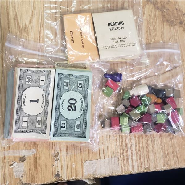 toy money / monopoly extra pieces