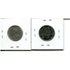 Image 2 : 25 cents Canadian 2009 x Country BU + 1982 5 cents quarter nickel coin
