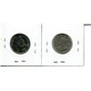 Image 2 : 25 cents Canadian 2007 Curlins BU + 1932 5 cents quarter nickel coin