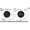 Image 1 : 25 cents Canadian 2009 Cindy Klassen Regular + Colorized BU nickel quarter coin