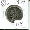Image 1 : 50 cents Canadian 1979 fifty cent piece coin