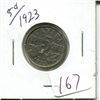 Image 1 : 5 cents Canadian 1923 nickel coin