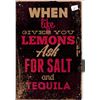 Image 1 : Tin Sign Tequila