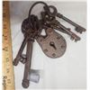 Image 3 : Iron Skeleton Keys + Lock