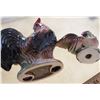 Image 7 : Rooster Plate + 2 Rooster figures