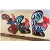 Image 1 : 3 Rooster Figures