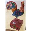 Image 4 : 3 Rooster Figures