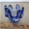 Image 1 : Heavy blue candy dish