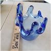 Image 3 : Heavy blue candy dish