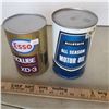 Image 1 : Esso Lube XD-3 and All state All season oil cans