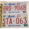 Image 3 : 4 Licence Plates