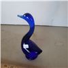 Image 1 : Deep Blue glass Bird approx 10"