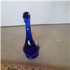 Image 3 : Deep Blue glass Bird approx 10"