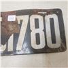 Image 3 : 1919 Saskatchewan Liscence Plate vintage original Sask plate