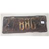 Image 1 : 1927 Saskatchewan Liscence Plate vintage original Sask plate
