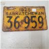 Image 1 : 1929 Saskatchewan Liscence Plate vintage original Sask plate